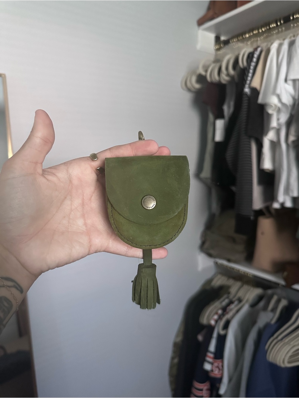 Portland Leather Goods Nimbus Pouch Storm (Dyed)